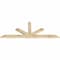 Ekena Millwork Saratoga Rough Sawn Timber Gable Bracket, Douglas Fir, 72"W x 27"H x 2"D x 4"F, 9/12 Pitch GBW072X27X0204SAR00RDF - alternate 3